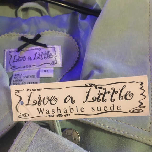 Live a little washable suede jacket XL - Picture 6 of 7